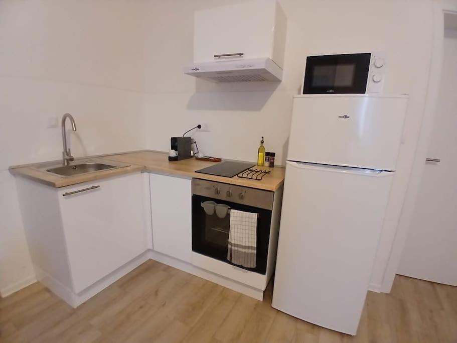 Appartement F1 Orchidee Mulhouse Bagian luar foto